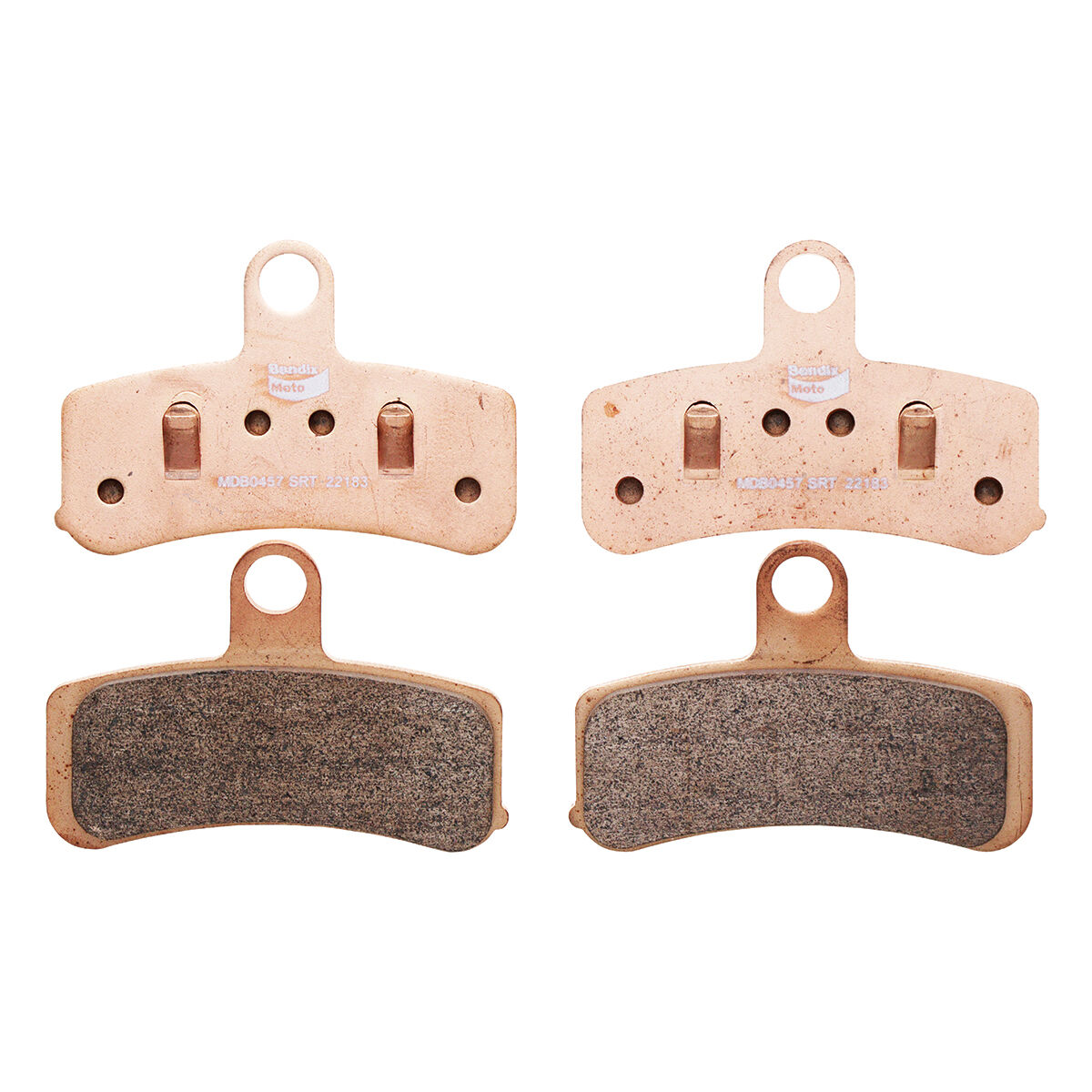 Bendix Street Road Track Motorcycle Disc Brake Pads - MDB0457-SRT, , scaau_hi-res