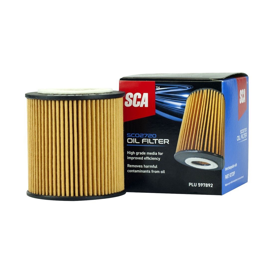 SCA Oil Filter SCO2720 (Interchangeable with R2720P), , scaau_hi-res
