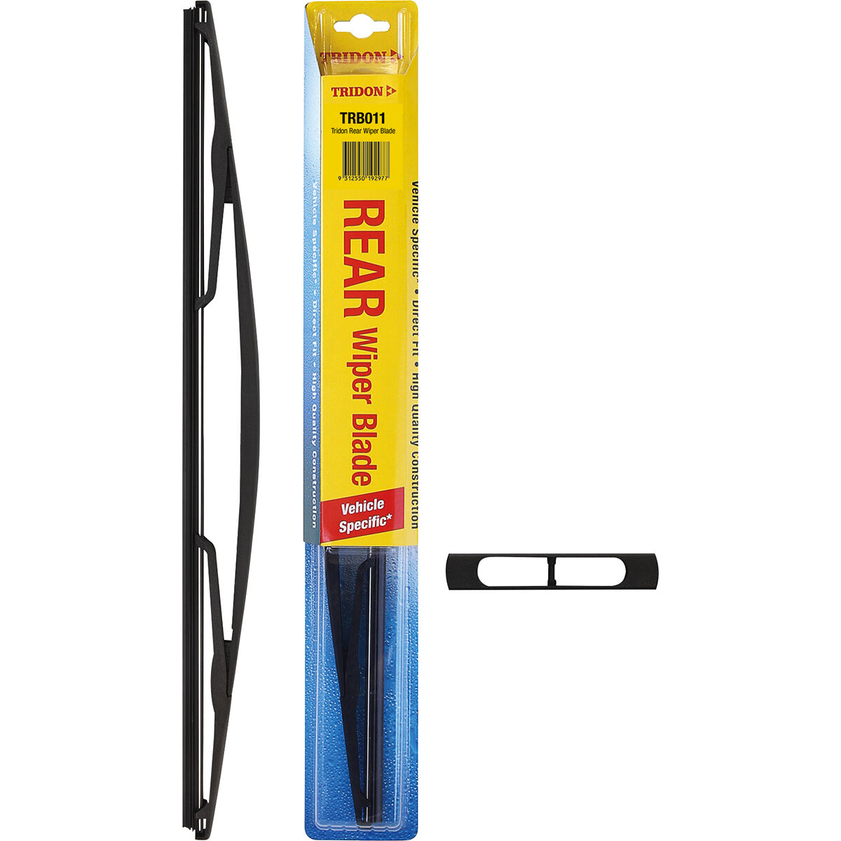 Tridon Rear Wiper Blade 400mm (14") Single - TRB011, , scaau_hi-res