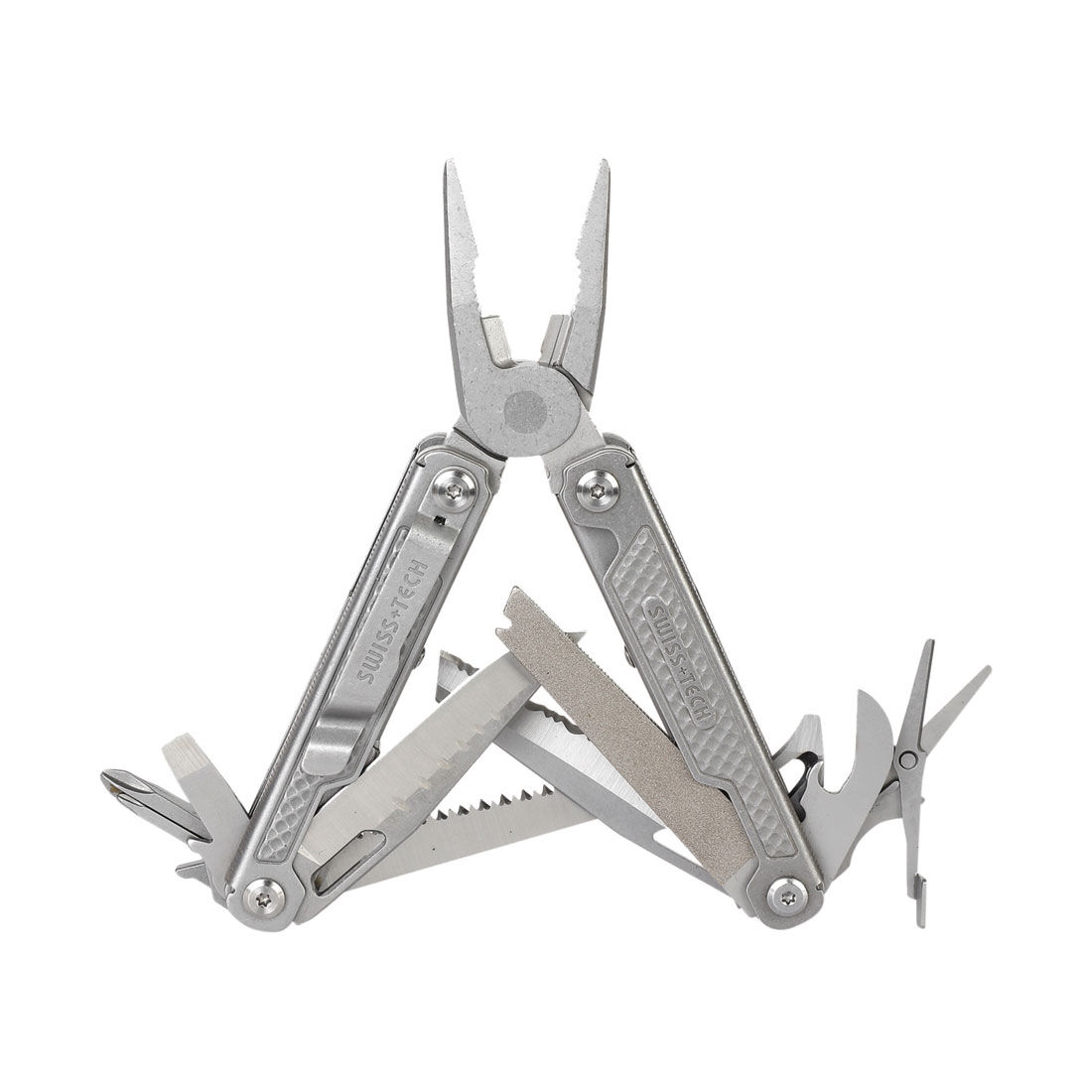 SWISSTECH 17-In-1 Folding Multitool Pliers, , scaau_hi-res