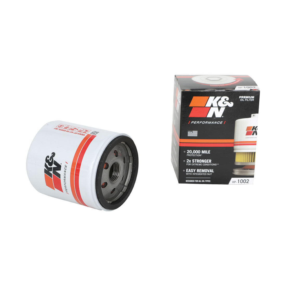 K&N Wrench Off Performance Gold Oil Filter - HP-1002 (Interchangeable with Z418), , scaau_hi-res