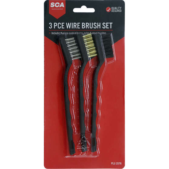 SCA Wire Brush Set Piece Supercheap Auto