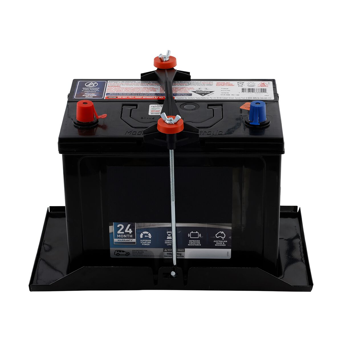 SCA Battery Hold Down 202mm Bolts, , scaau_hi-res