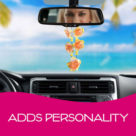California Scents Novelty Hanging Lei Tropical Colada Car Air Freshener - 1PK, , scaau_hi-res