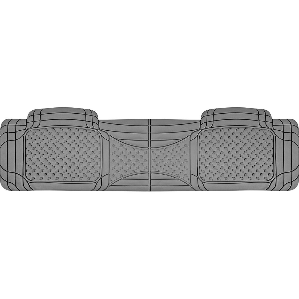 SCA Car Floor Mat Rubber, Grey, Rear, Single Rear Supercheap Auto