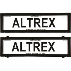 Altrex Number Plate Protector - 6 Figure Slimline Clear 6VSNL, , scaau_hi-res