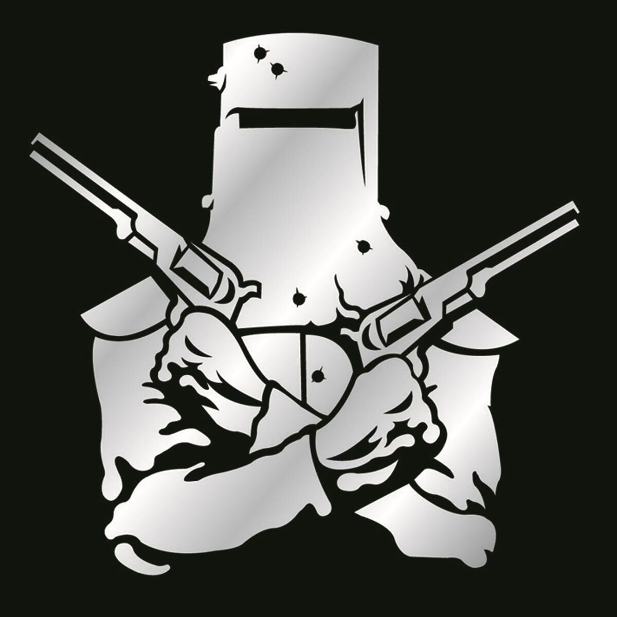 Sticker Ned Kelly, Chrome, , scaau_hi-res
