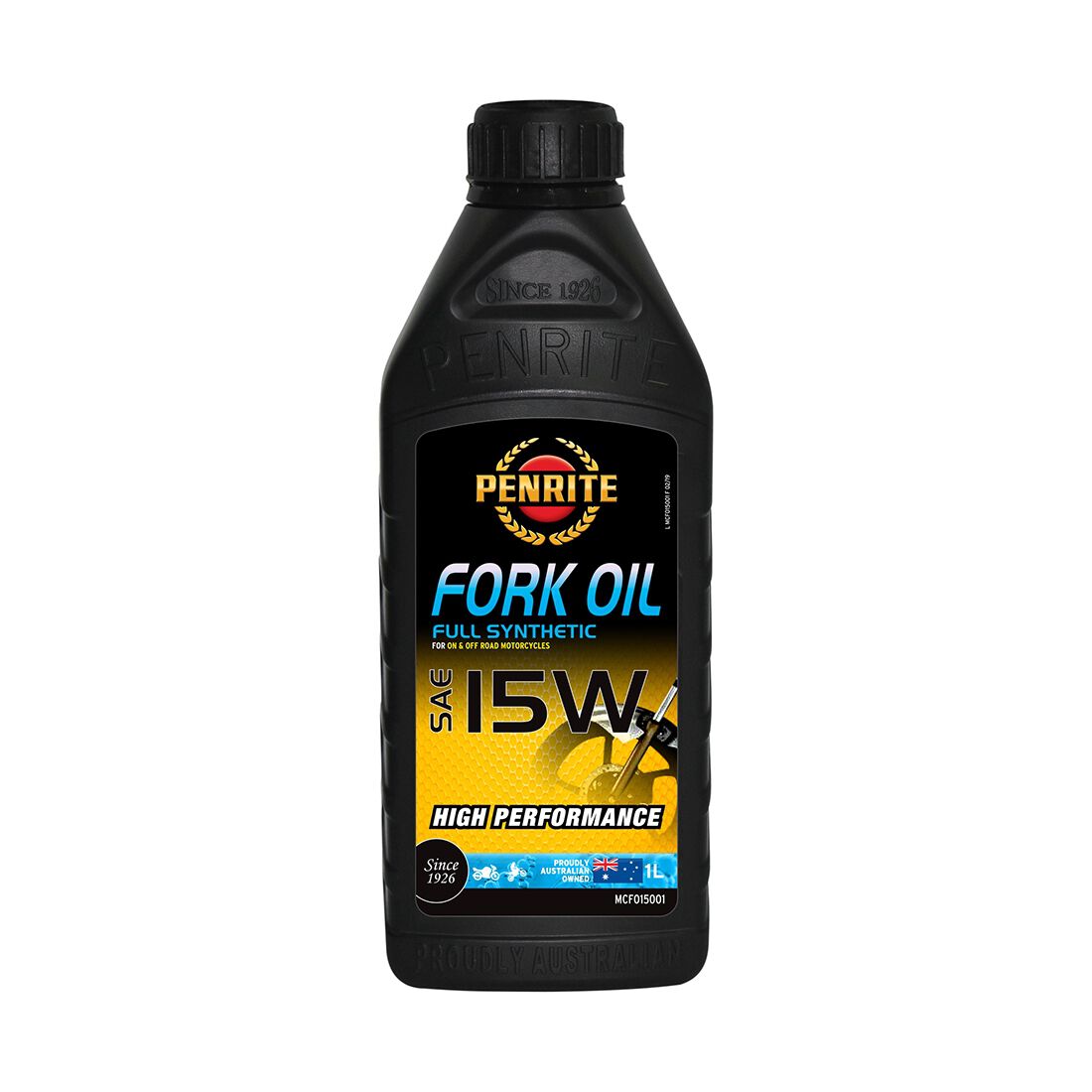 Full Synthetic Motorcycle Fork Oil - 15W, 1 Litre, , scaau_hi-res