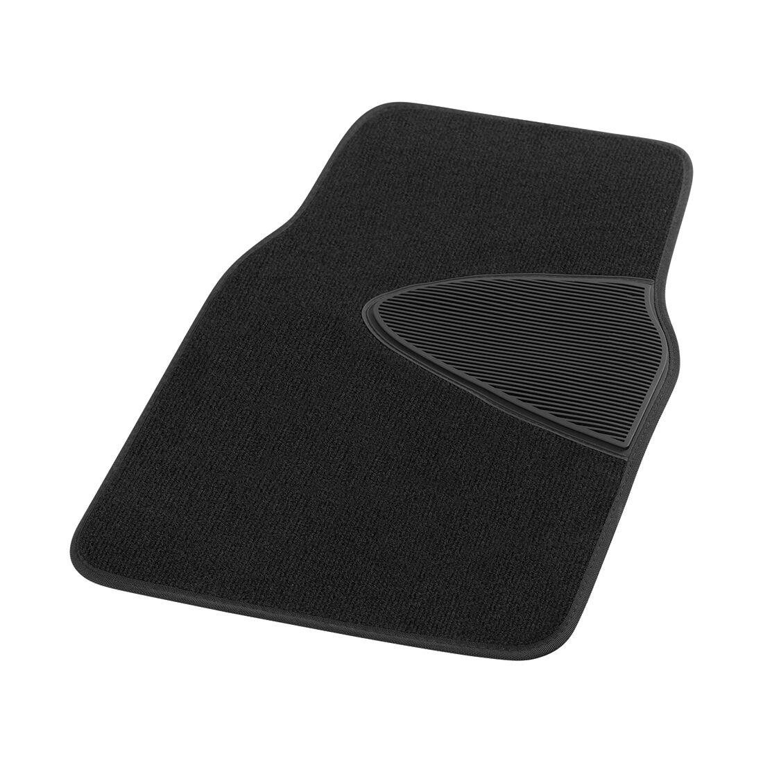 SCA Car Floor Mats Loop Pile Carpet Black Set of 4, , scaau_hi-res