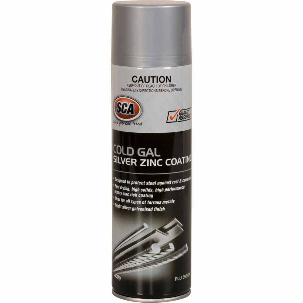 SCA Cold Gal Zinc Coating, Silver 400g Supercheap Auto