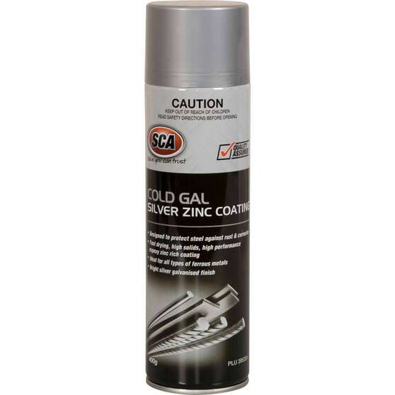 SCA Cold Gal Zinc Coating, Silver 400g Supercheap Auto