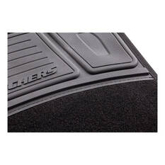 Skechers Carpet Floor Mats Black Front & Rear Set, , scaau_hi-res