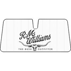 R.M. Williams Logo Sunshade Cream Accordion Front, , scaau_hi-res