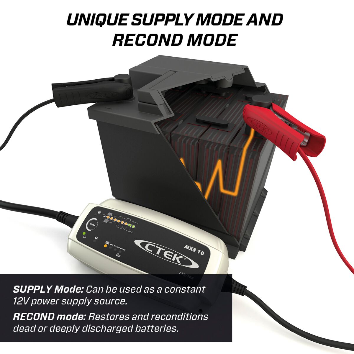 C-Tek Battery Charger 12V 10 Amp 8 Stage - MXS10, , scaau_hi-res