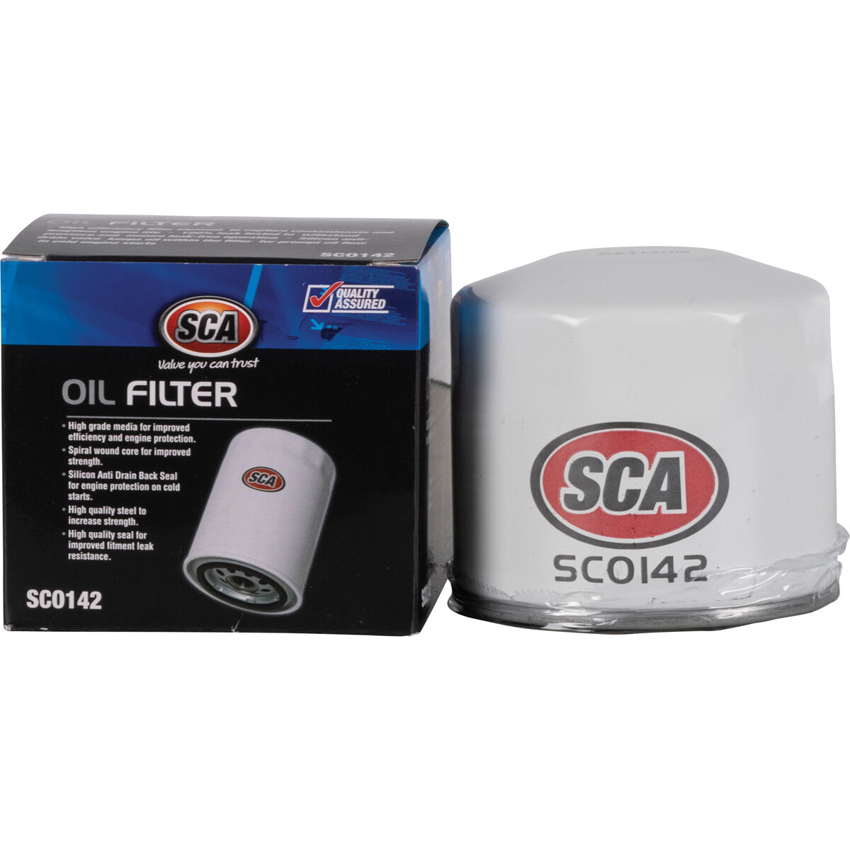 SCA Oil Filter SCO142 (Interchangeable with Z142A), , scaau_hi-res