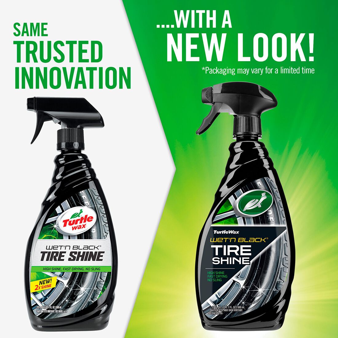 Turtle Wax Wet 'N' Black Tyre Shine - 680mL, , scaau_hi-res