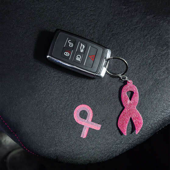 NBCF Pink Ribbon Keyring, , scaau_hi-res