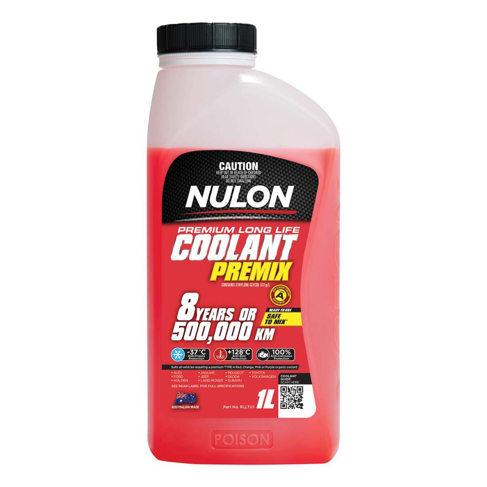 Nulon Red Premium Long Life Coolant Premix 1 Litre Supercheap Auto