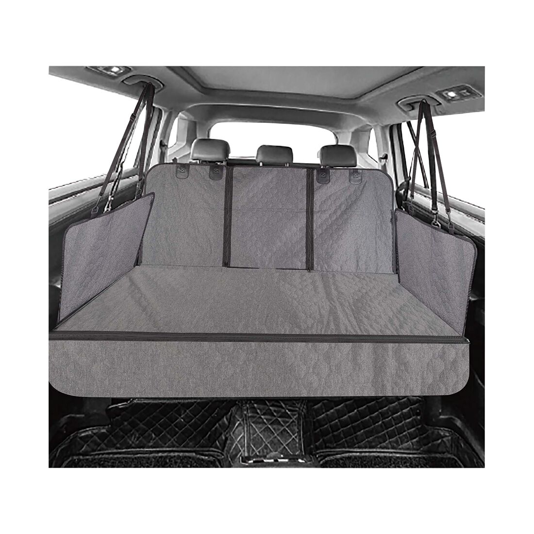 Cabin Crew Pet 5 in 1 Hammock/Seat Repreve Grey/Black, , scaau_hi-res