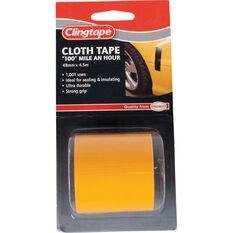 Clingtape Yellow Cloth Tape 48mm x 4.5m, , scaau_hi-res