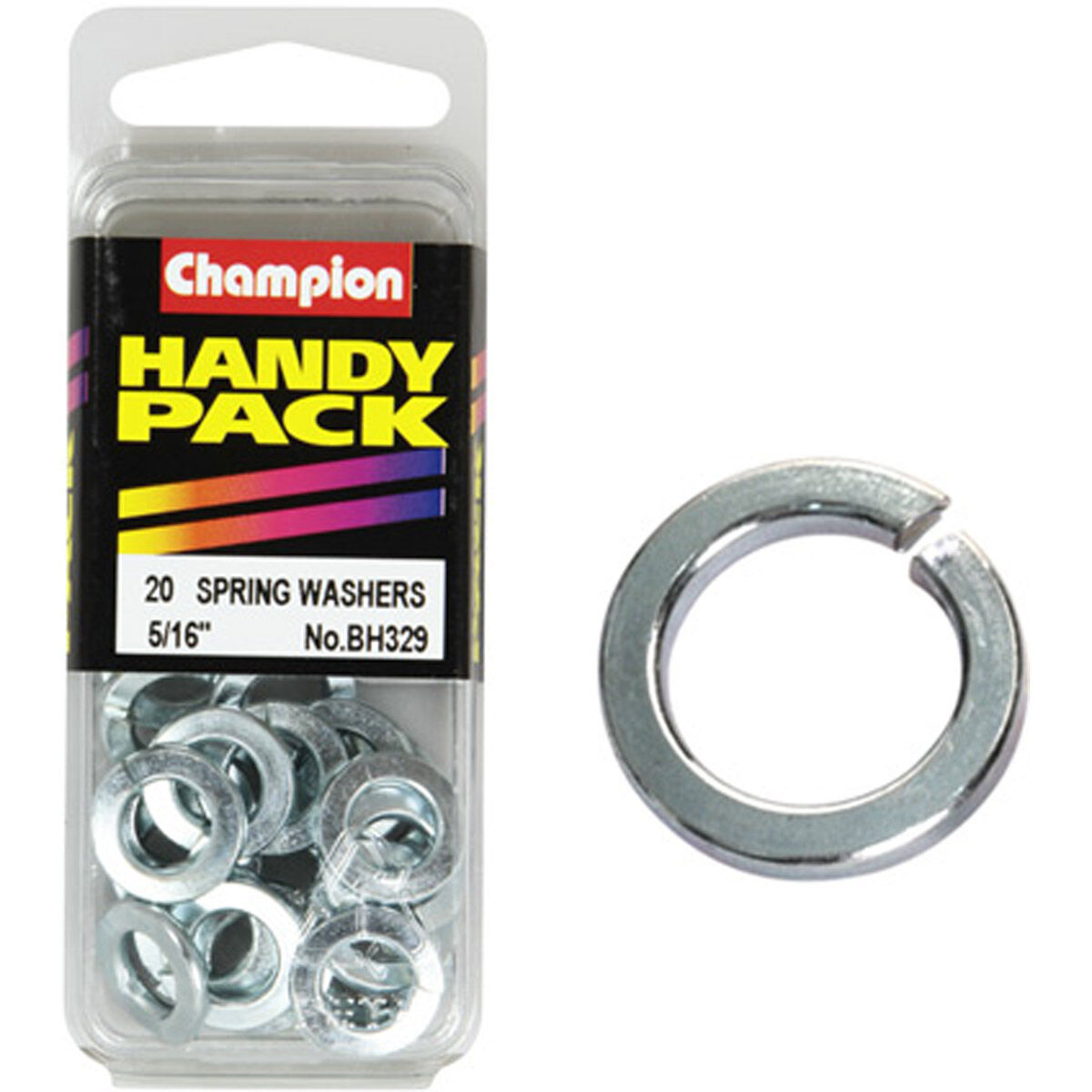 Champion Handy Pack Spring Washers BH329, 5/16", , scaau_hi-res
