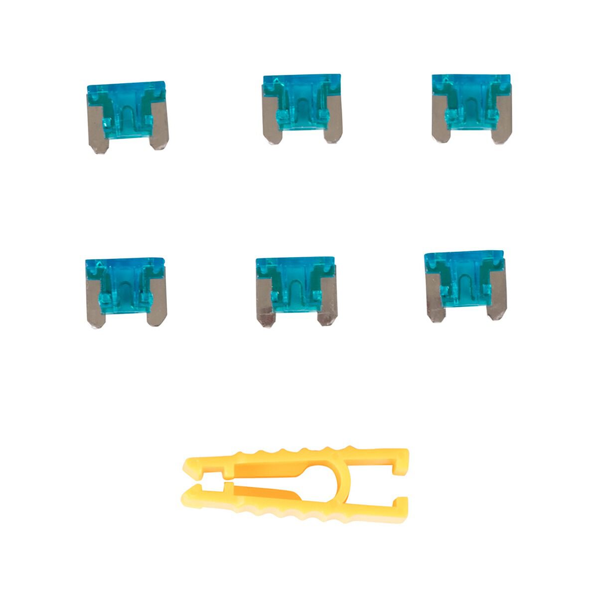 SCA Automotive Fuses - Micro Blade, 15 Amp, 6 Piece, , scaau_hi-res