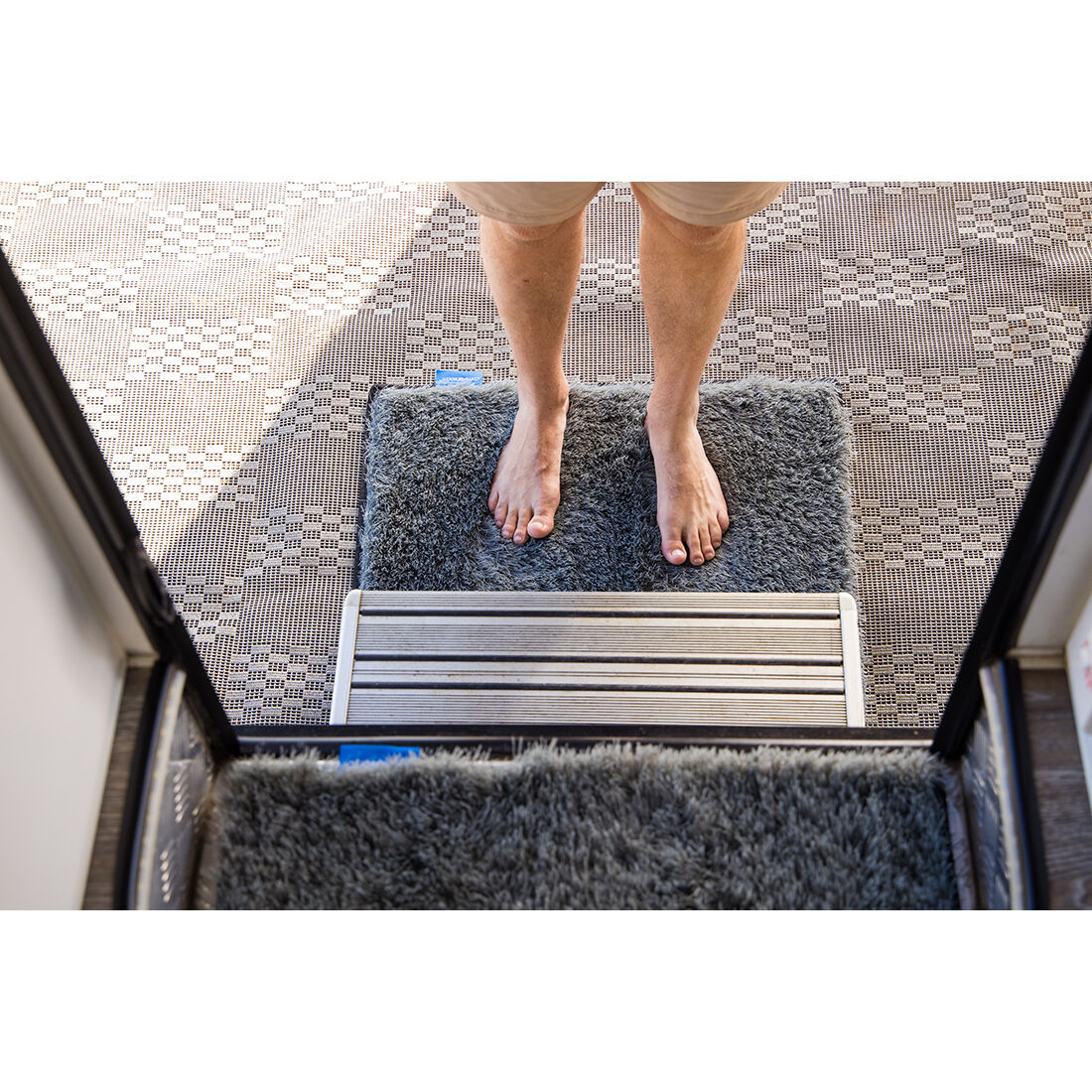 Companion Dust Off Mat Grey 90x60cm, , scaau_hi-res