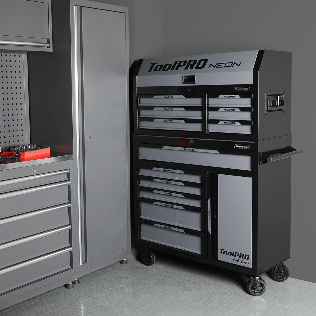 ToolPRO 42" Neon Ghost Tool Chest, , scaau_hi-res