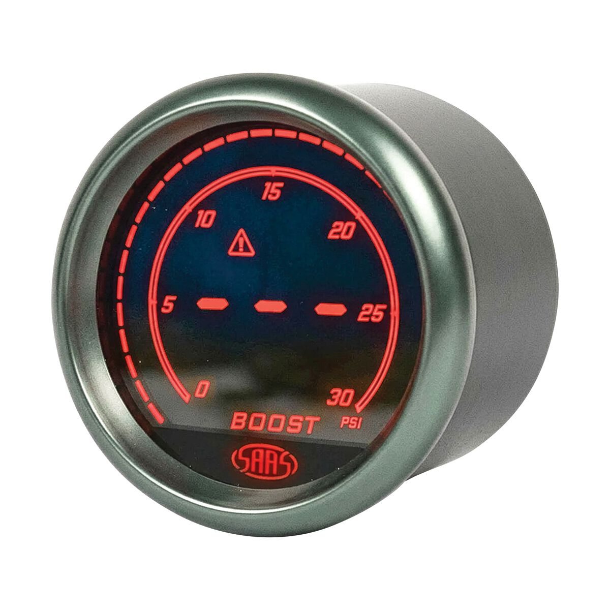 SAAS Digital Boost Gauge Diesel - 0 to 30PSI, 52mm - SG41213, , scaau_hi-res