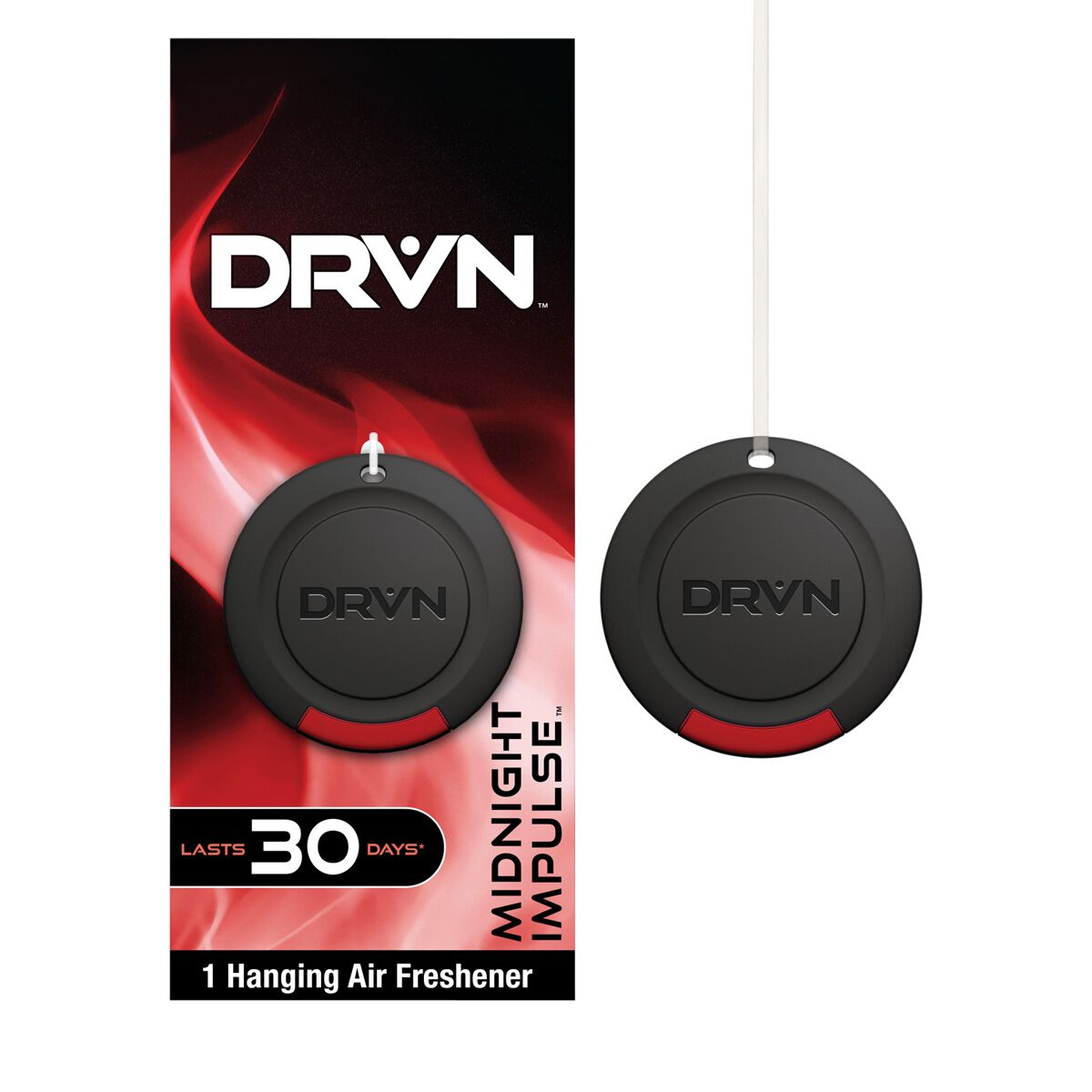 DRVN Midnight Impulse Hanging Air Freshener - 1 Pack, , scaau_hi-res