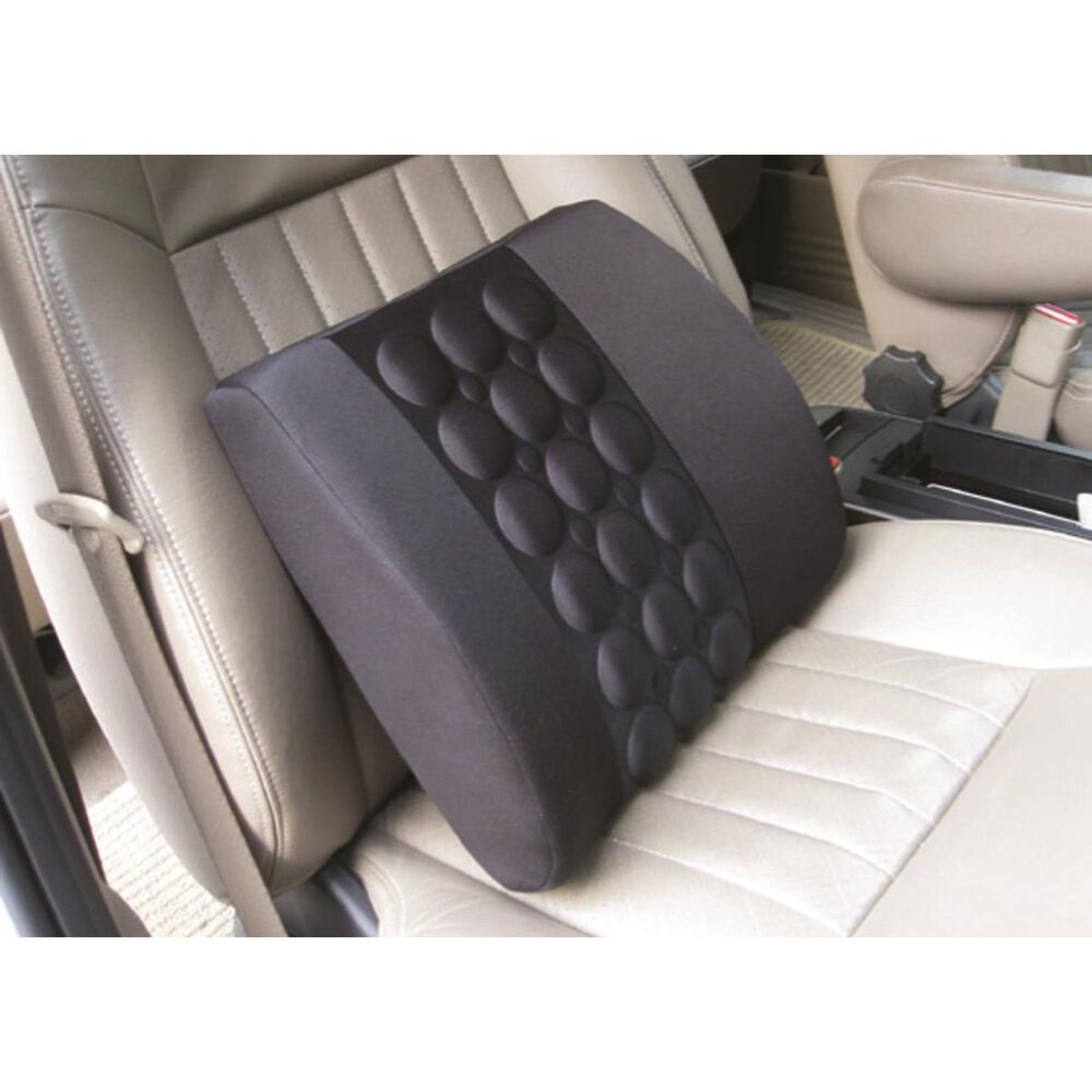 SCA Lumbar Support Cushion Black Single Supercheap Auto