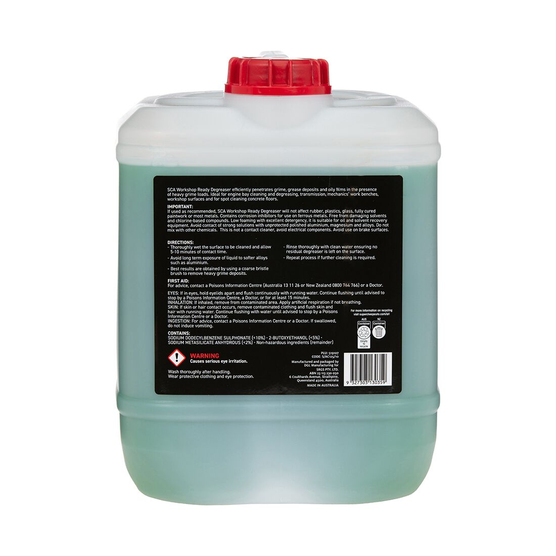 SCA Ready To Use Degreaser - 10 Litre, , scaau_hi-res