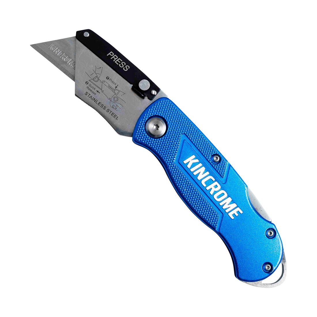 Kincrome Heavy Duty Folding Utility Knife, , scaau_hi-res