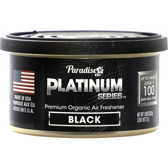 Paradise Air Platinum Air Freshener Can Black 52g, , scaau_hi-res