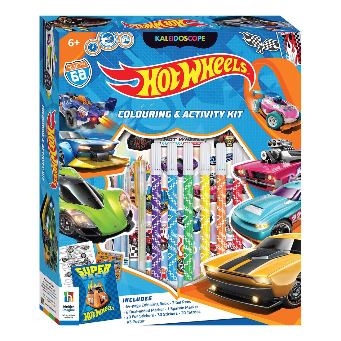 Super Kaleidoscope Kit Hot Wheels, , scaau_hi-res