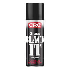 CRC Black It Enamel Paint, Gloss Black - 280g / 400ml, , scaau_hi-res
