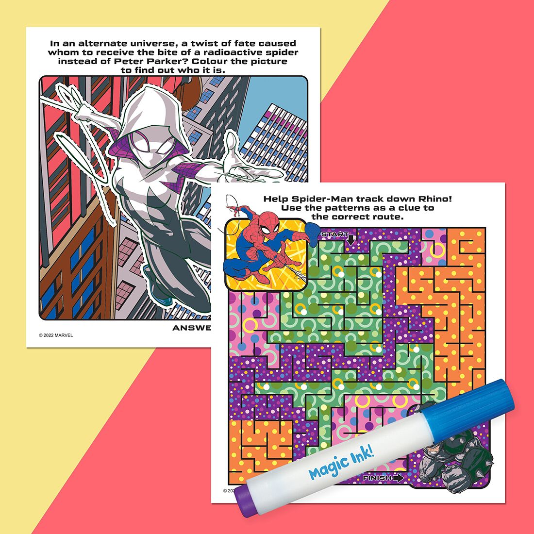 Inkredibles Spider-Man Magic Ink Pictures, , scaau_hi-res