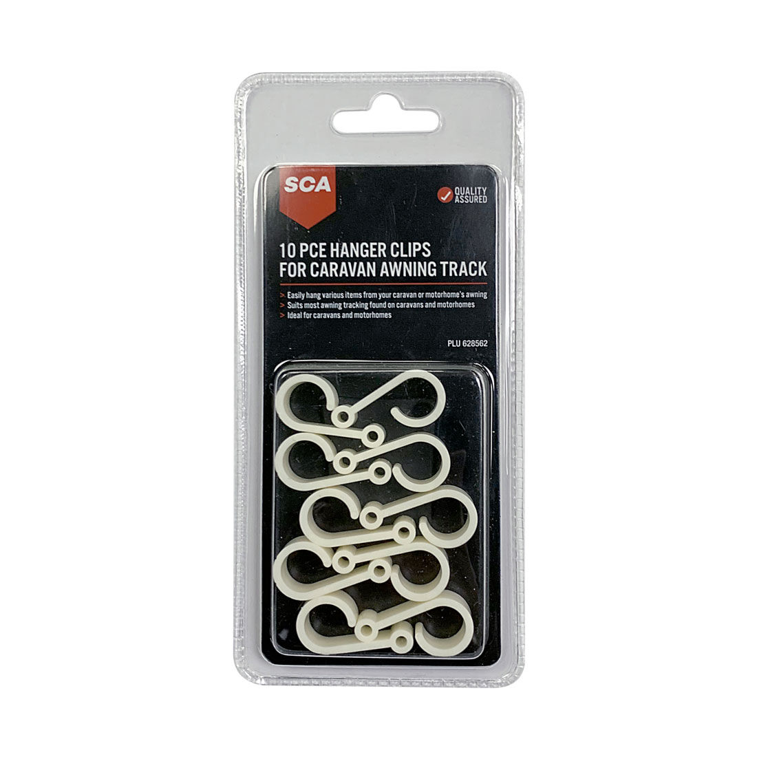 SCA Caravan Awning Hanger Clips 10 Pack, , scaau_hi-res