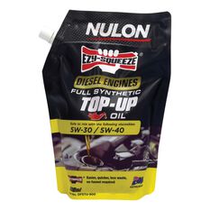 Nulon Ezy Squeeze Full Synthetic Diesel Top Up Oil 900mL, , scaau_hi-res