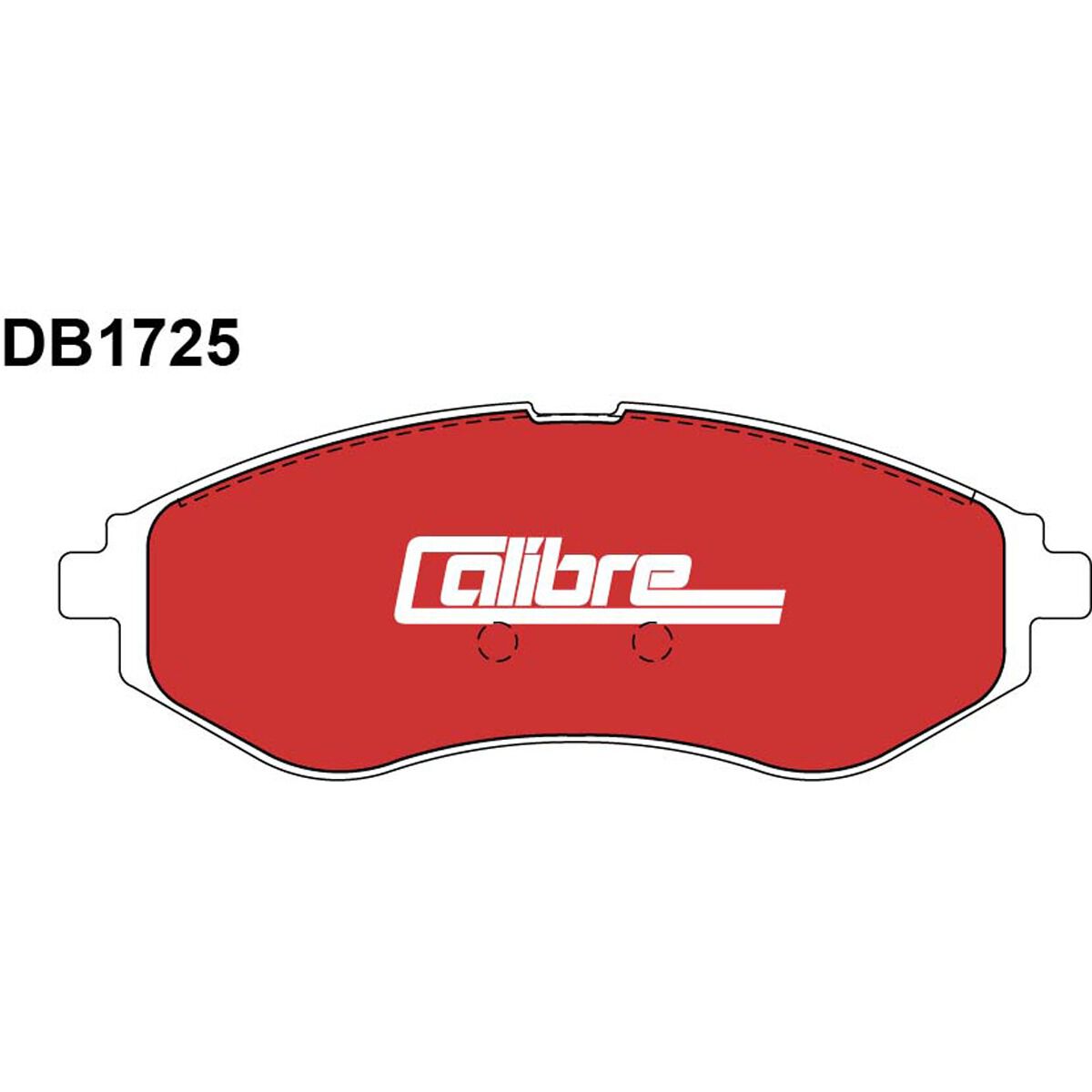 Calibre Disc Brake Pads DB1725CAL, , scaau_hi-res