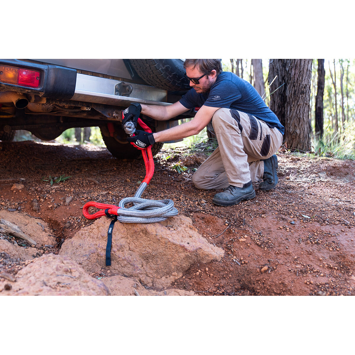 Ridge Ryder Kinetic Recovery Rope 2m, , scaau_hi-res