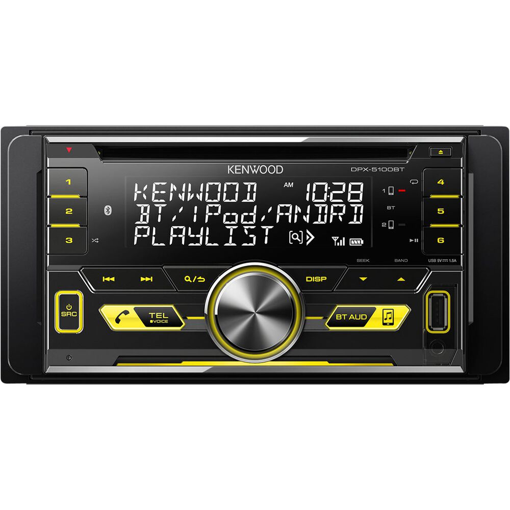 Kenwood CD Player with Bluetooth and USB Double DIN DPX5100BT