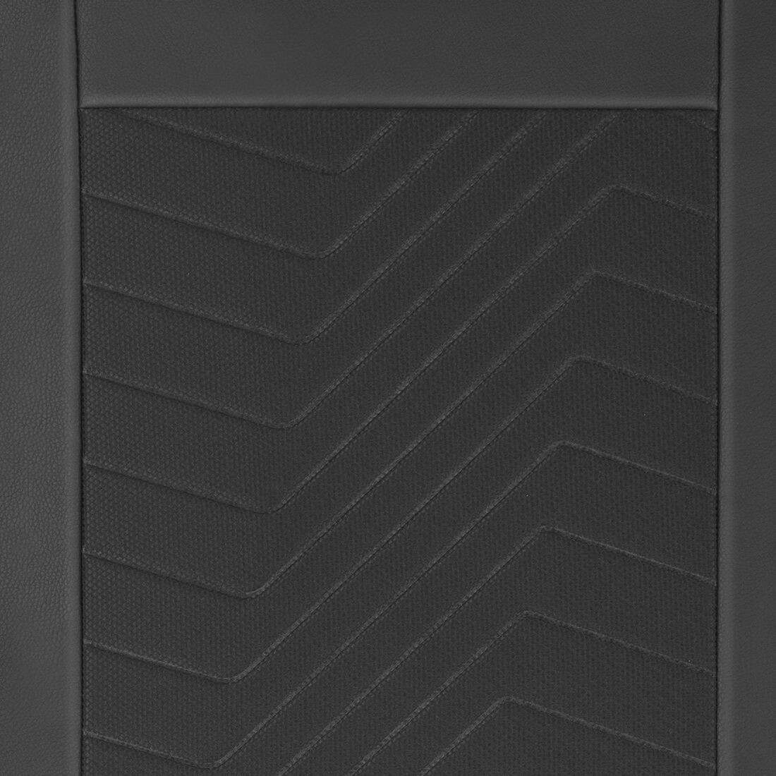 SCA Jacquard & Leather Look Seat Covers Black, Rear, Airbag Compatible, Size 30A, , scaau_hi-res