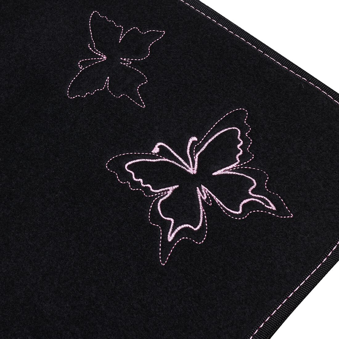 SCA Butterfly Floor Mats Carpet Pink Set of 4, , scaau_hi-res