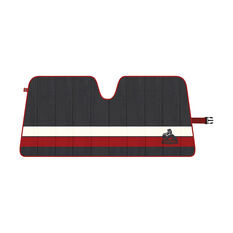 Holden Heritage Sunshade Black/Red Fashion Accordion Front, , scaau_hi-res