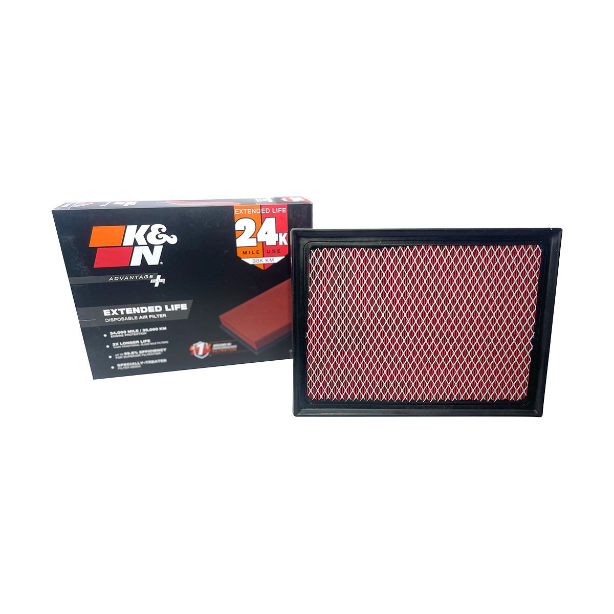 K&N Advantage Plus Disposable Air Filter - KNX-3045, , scaau_hi-res