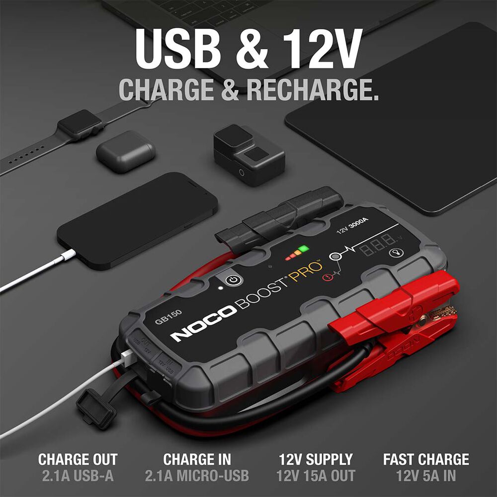 NOCO UltraSafe Boost Pro Lithium Jump Starter 12V 3000 Amp | Supercheap Auto