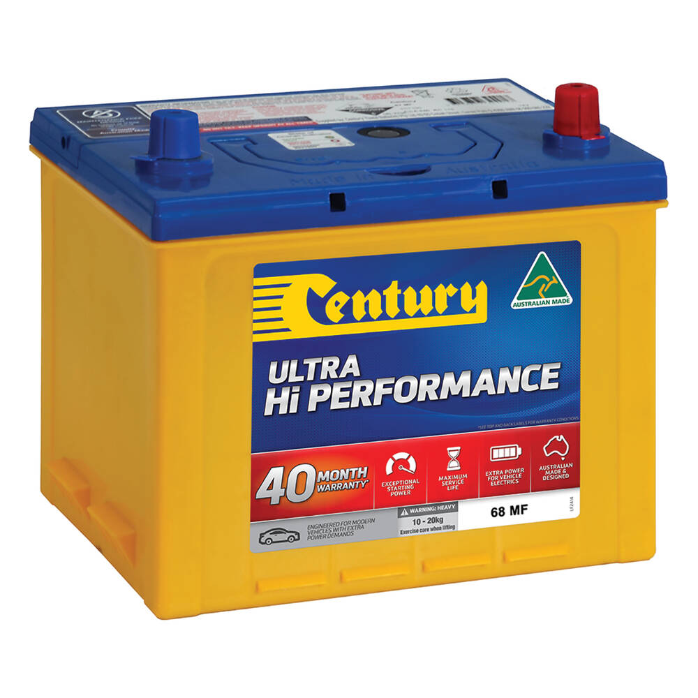 Century Ultra Hi Performance Car Battery 68 MF | Supercheap Auto