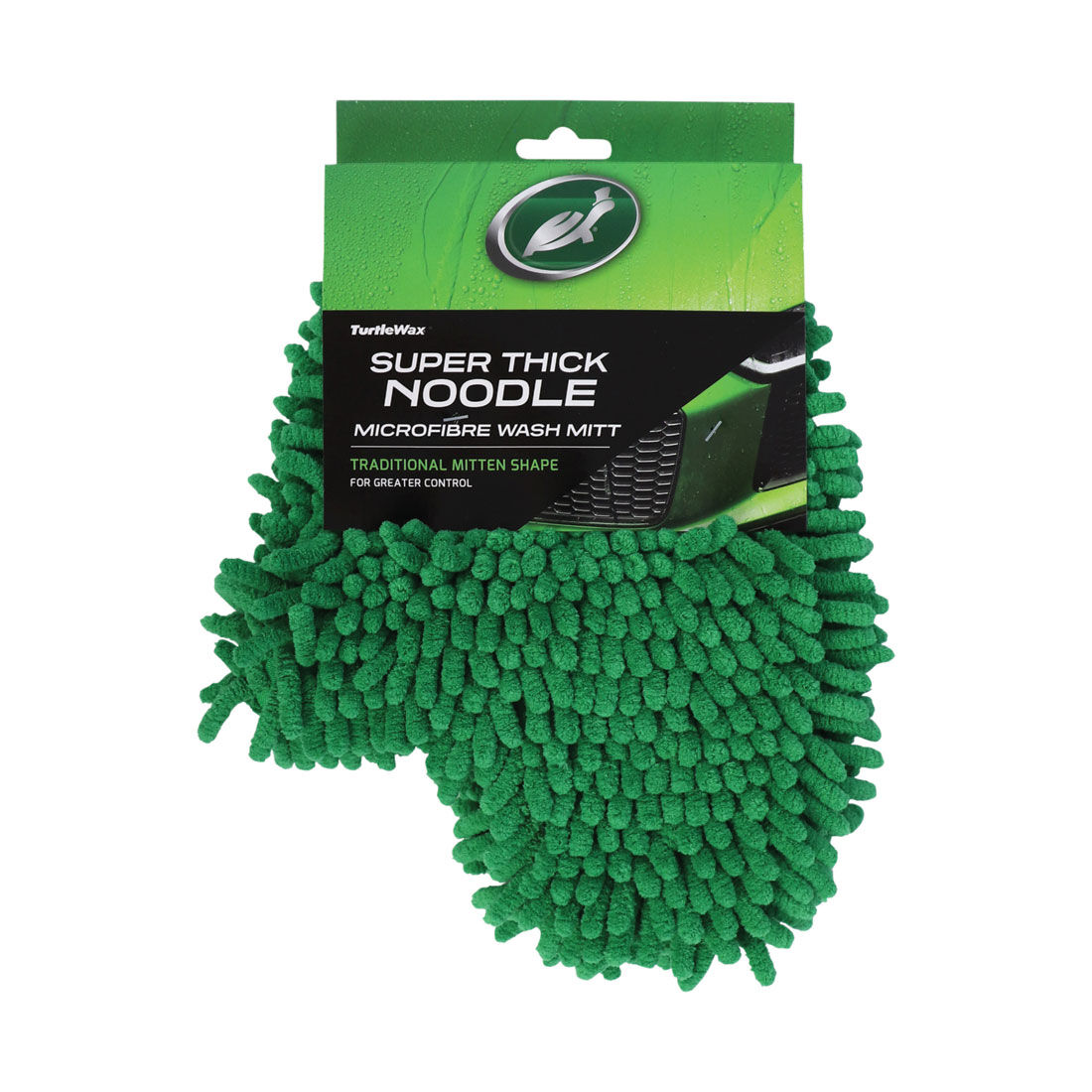 Turtle Wax Super Thick Noodle Microfibre Wash Mitt, , scaau_hi-res