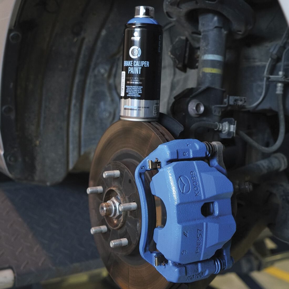 MTN Pro Electric Blue Brake Caliper Spray Paint 400mL, , scaau_hi-res